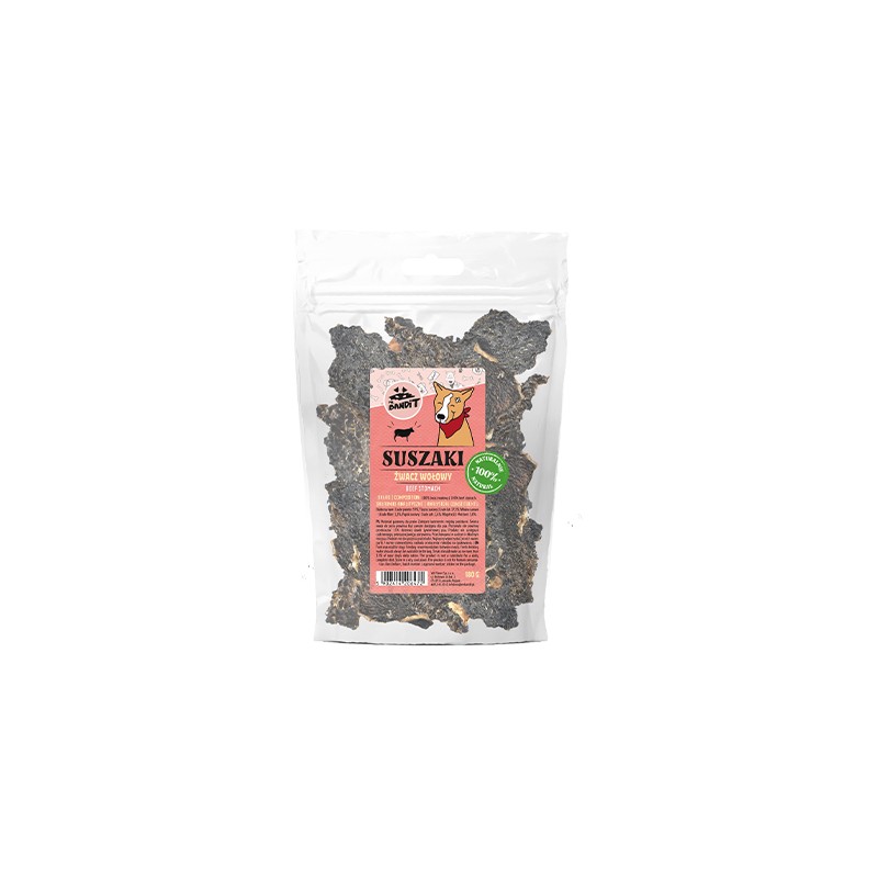 Żwacz wołowy 180g - Mr. Bandit Suszaki Żwacz wołowy 180g - Mr. Bandit Suszaki