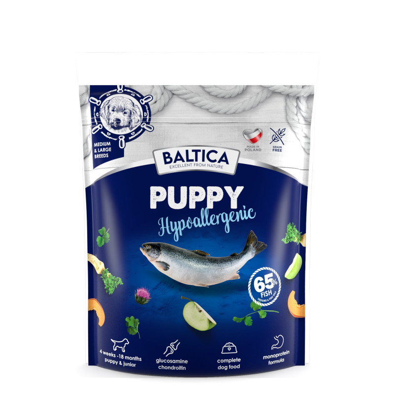 Baltica Puppy Salmon Hypoallergenic psy ras średnich i dużych 1kg