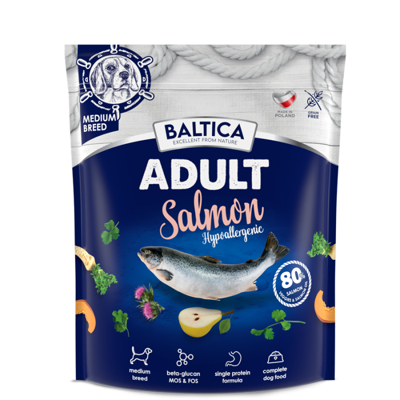 Salmon Hypoallergenic 15g rasy średnie - Baltica Salmon Hypoallergenic 15g rasy średnie - Baltica