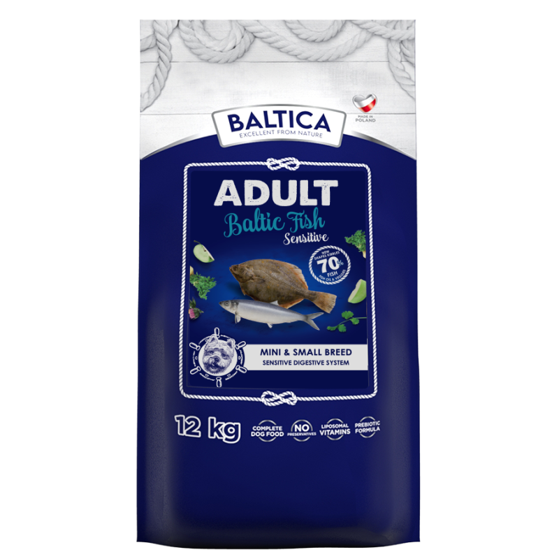 Baltica - Baltic Fish Sensitive małe rasy - 12kg