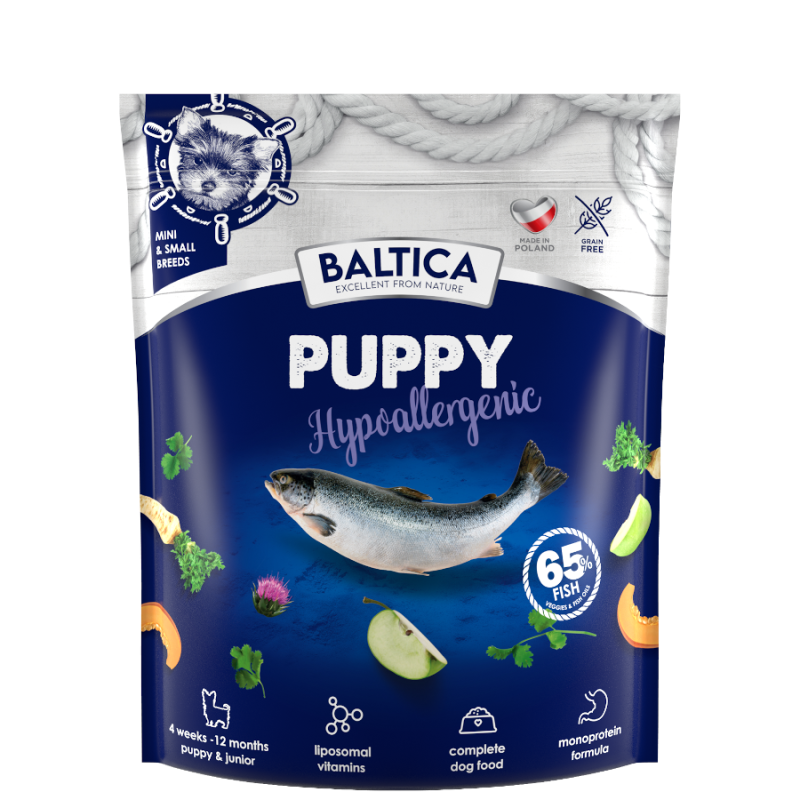 Baltica Puppy Salmon Hypoallergenic psy małych ras 1kg