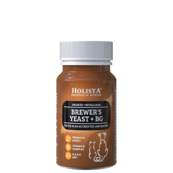 Drożdże browarnicze + betaglukan 90 tab. - Brewer's Yeast + BG - Holista
