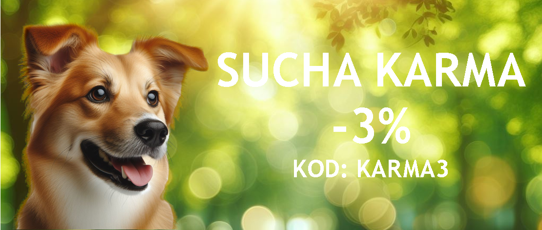 Kup suchą karmę z rabatem 3%